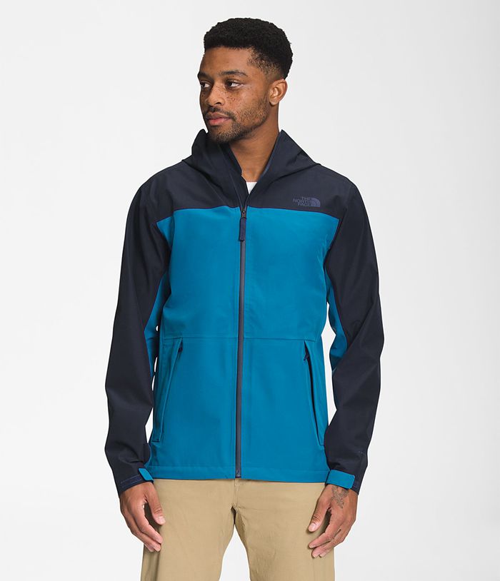 The North Face Regenjas Heren Dryzzle Futurelight™ VBPE75063 - Blauw/Donkerblauw